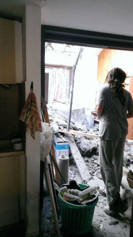Rocket damage doesn't only happen in Gaza: Home demolished in Eshkol Regional Council, southern Israel 
