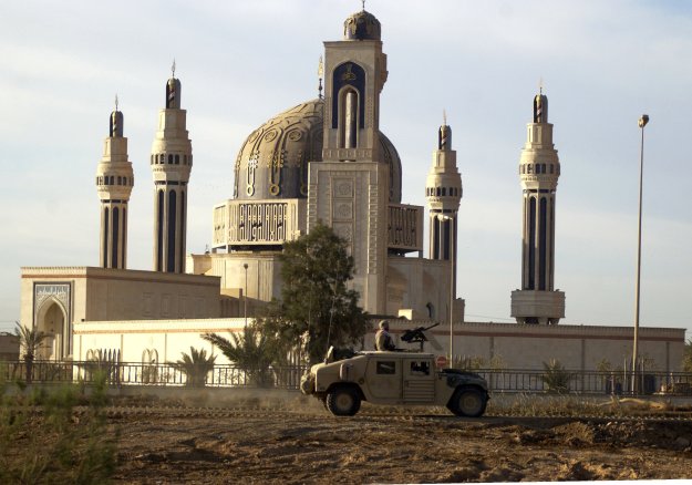 Umm al-Qura (Mother of All Cities) Mosque, built by Saddam to commemorate his 