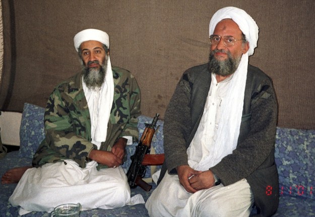 Osama bin Laden (L) and Ayman az-Zawahiri (R)