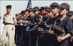 Fedayeen Saddam propaganda video, children's training camp