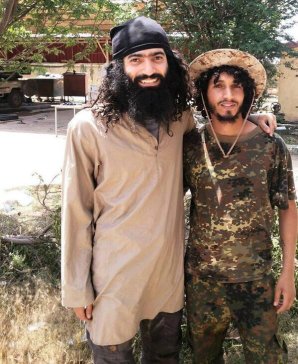 Amr al-Absi, a.k.a. Abu Atheer al-Absi (left)