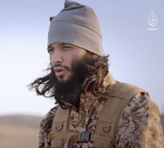 Foued Aggad in IS's Paris video (7.12)