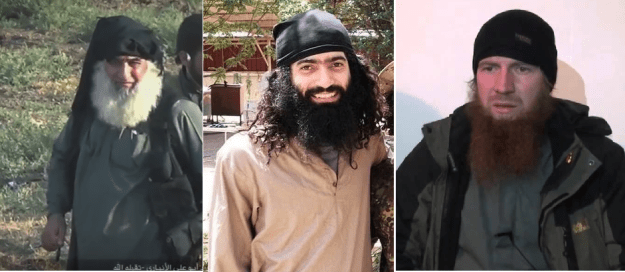 Abd al-Rahman al-Qaduli, Amr al-Absi, Tarkhan Batirashvili