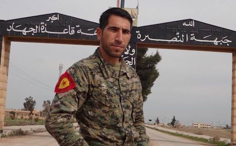 Polat Can, 2014, head of the YPG's information centre (source)