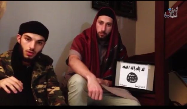 Normandy church killers, Adel Kermiche and Abdelmalik Petitjean, swear allegiance to the Islamic State [video, 27 July 2016]